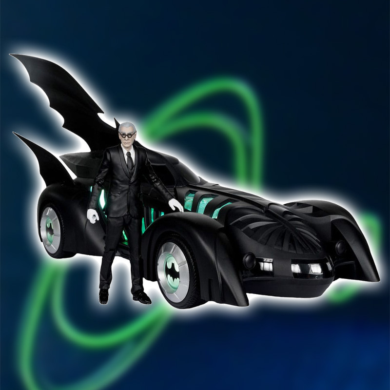 Réplique Batmobile & Figurine Alfred Pennyworth McFarlane Toys Batman Forever