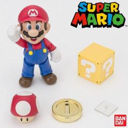 SUPER MARIO figurine Mario S.H. Figuarts New Pack Bandai