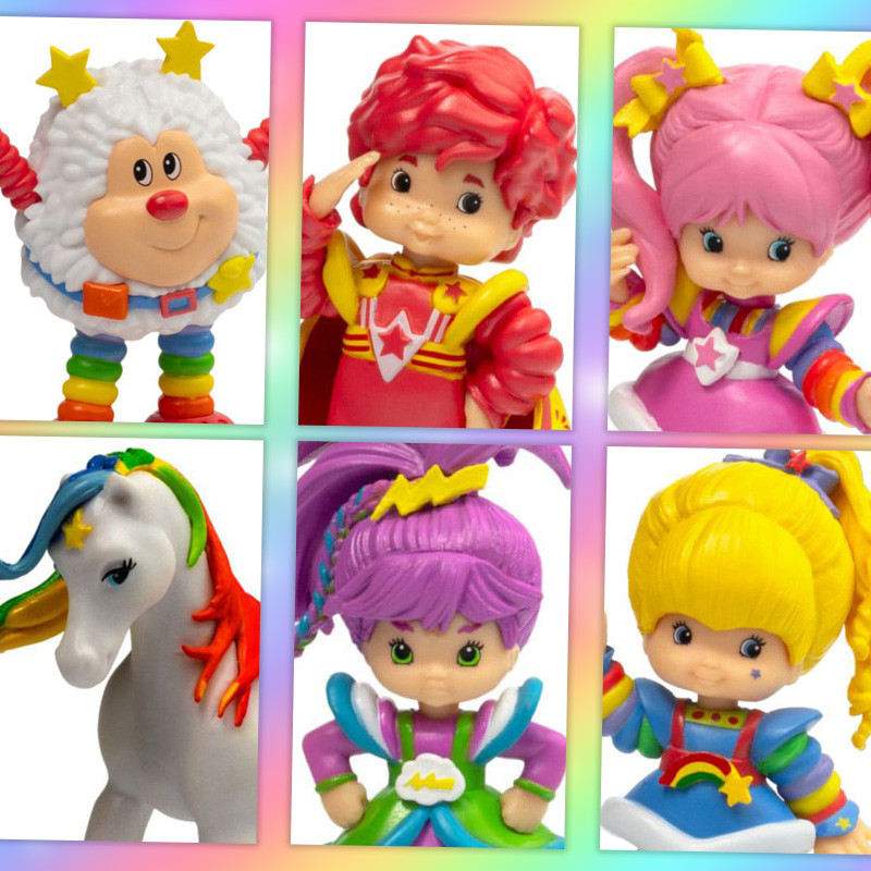 Pack 6 Figurines Blondine au pays de l'arc en ciel The Loyal Subjects Blondine au pays de l'arc en ciel