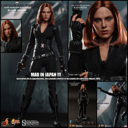 CAPTAIN AMERICA The Winter Soldier figurine Black Widow Hot Toys