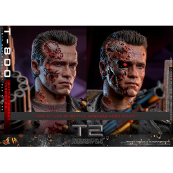 Figurine T-800 Battle Damaged Version 2.0 Hot Toys Terminator 2