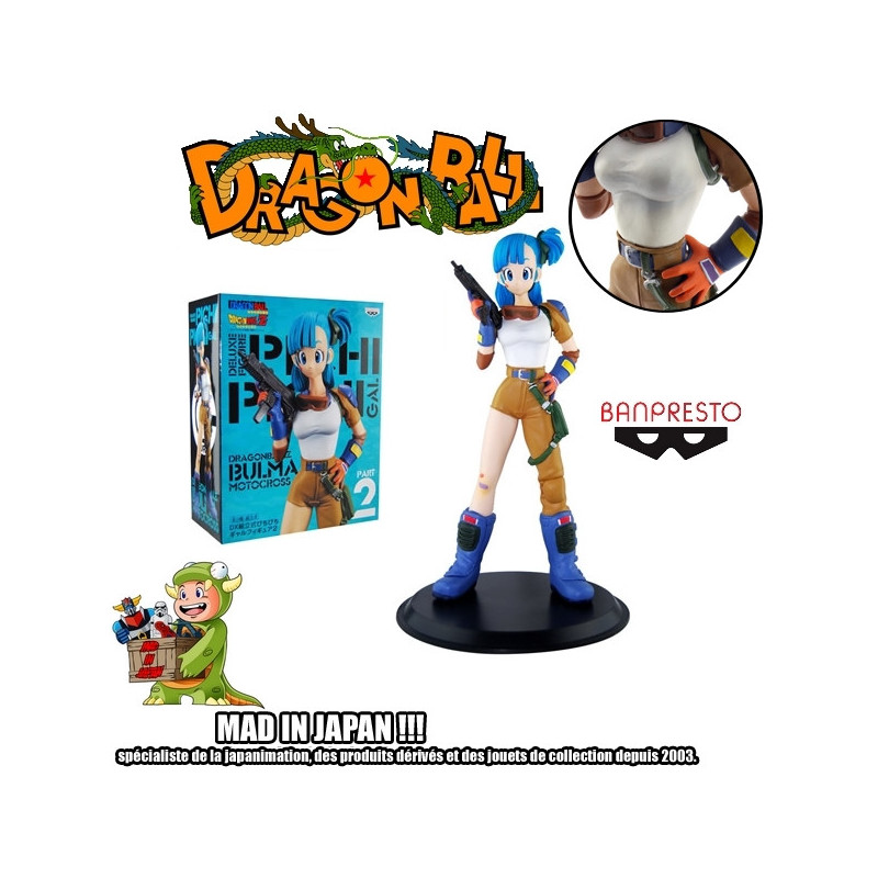 DRAGON BALL Z figurine Bulma Motocross Banpresto DX