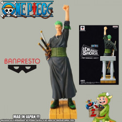 ONE PIECE Figurine Zoro Dramatic Showcase Banpresto