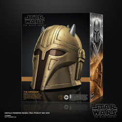 Réplique Casque The Armorer Black Series Hasbro Star Wars The Mandalorian