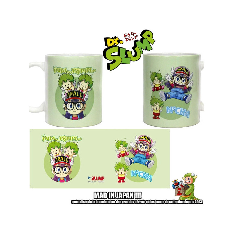 DR SLUMP Mug Arale & Gatchans