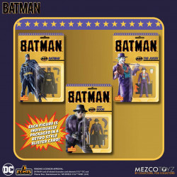 Pack 3 Figurines 5 Points Mezco Toyz Batman 1989