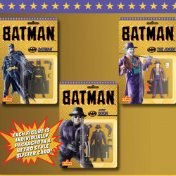 Pack 3 Figurines 5 Points Mezco Toyz Batman 1989