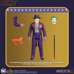 Pack 3 Figurines 5 Points Mezco Toyz Batman 1989