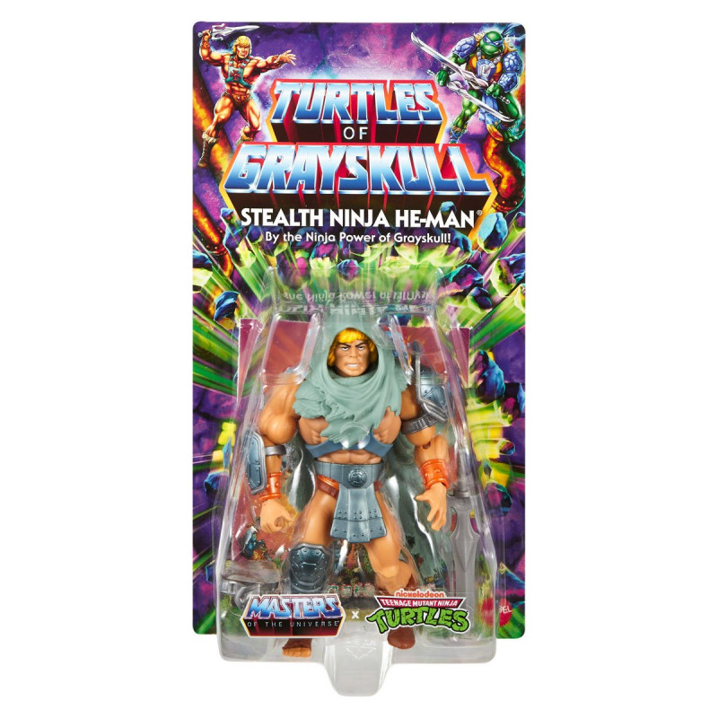 Figurine Stealth He-Man Turtles of Grayskull Mattel Maitres de l'Univers