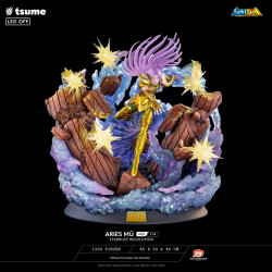 Statue HQS Aries Mû Stardust Revolution Tsume Art Saint Seiya