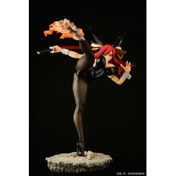 Figurine Erza Scarlet High Kick Black Bunny Version Orca Toys Fairy Tail