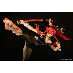 Figurine Erza Scarlet High Kick Black Bunny Version Orca Toys Fairy Tail