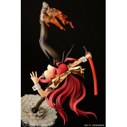 Figurine Erza Scarlet High Kick Black Bunny Version Orca Toys Fairy Tail