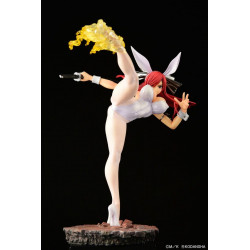 Figurine Erza Scarlet High Kick White Bunny Version Orca Toys Fairy Tail