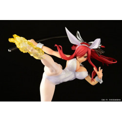 Figurine Erza Scarlet High Kick White Bunny Version Orca Toys Fairy Tail