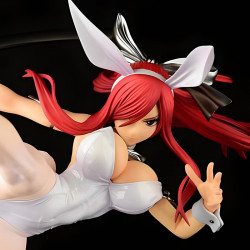 Figurine Erza Scarlet High Kick White Bunny Version Orca Toys Fairy Tail