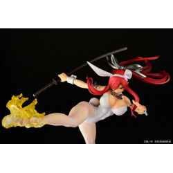 Figurine Erza Scarlet High Kick White Bunny Version Orca Toys Fairy Tail