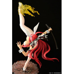 Figurine Erza Scarlet High Kick White Bunny Version Orca Toys Fairy Tail