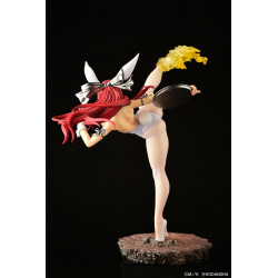 Figurine Erza Scarlet High Kick White Bunny Version Orca Toys Fairy Tail