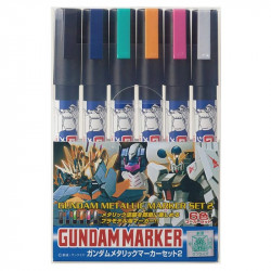 Marker Ams-125 Metallic Set 2 (6) Gunpla Gundam