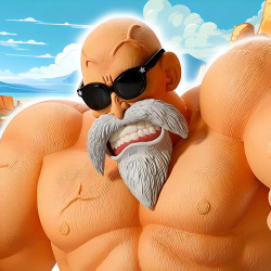 Figurine Master Roshi Ichibansho Son Goku Training Section Banpresto Dragon Ball