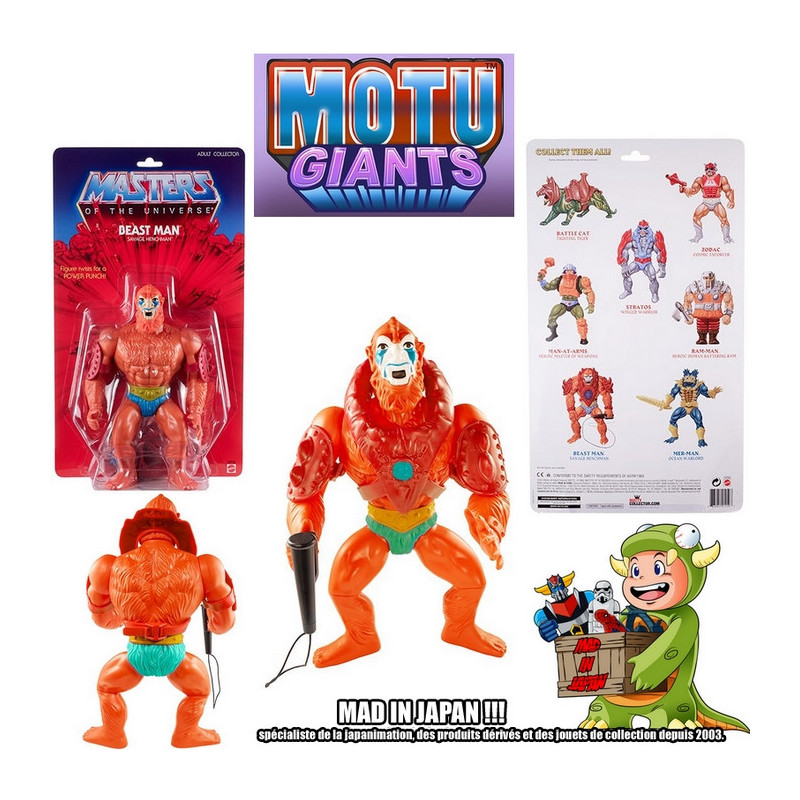 MOTU GIANTS Figurine Le Monstre ( Beast Man) Mattel