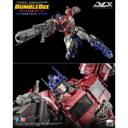 Figurine Optimus Prime Cybertron Mode DLX Threezero Transformers Bumblebee