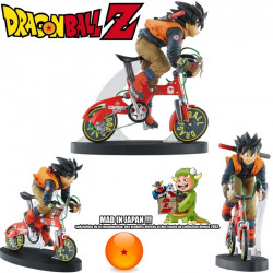 DRAGON BALL Z Figurine Son Goku sur vélo Desktop Real McCoy Megahouse