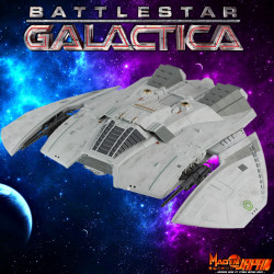 BATTLESTAR GALACTICA Blood and Chrome Réplique Cylon Raider Eaglemoss