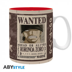 ONE PIECE Mug XL Zoro Wanted Abystyle