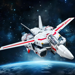 ROBOTECH Veritech VF-1J Transformable Hen Dou Ryoku Unix Sqaure