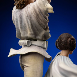 Statue Luke & Leia Deluxe Art Scale Iron Studios Star Wars