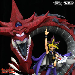 YU-GI-Oh! Statue Yami Yugi & Slifer Le Dragon Céleste Taka Corp