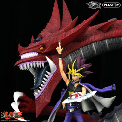 YU-GI-Oh! Statue Yami Yugi & Slifer Le Dragon Céleste Taka Corp