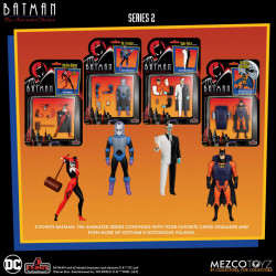 Series 2 Pack 4 Figurines 5 Points Mezco Toyz Batman The Animated Series