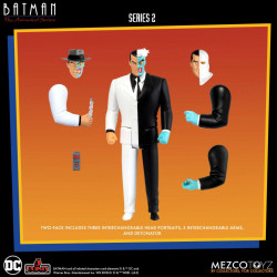 Series 2 Pack 4 Figurines 5 Points Mezco Toyz Batman The Animated Series