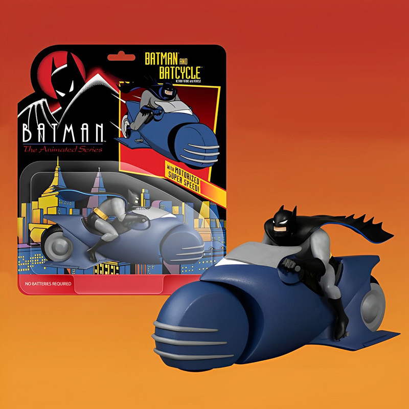 Series 2 The Batcycle & Batman Mezco Toys Batman The Animated Series