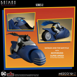 Series 2 The Batcycle & Batman Mezco Toys Batman The Animated Series