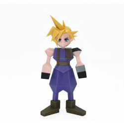 Figurine Polygon Cloud Strife Square Enix Final Fantasy VII