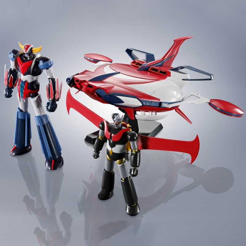 GRENDIZER U Pack Soucoupe Goldorak & Figurine Mazinger Z Robot Spirits Bandai