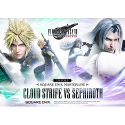 Statues Square Enix Masterline Cloud Strife VS Sephiroth Prime 1 Studio Final Fantasy VII Rebirth