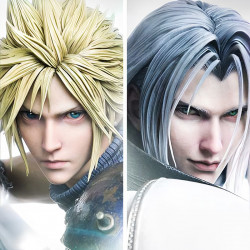 Statues Square Enix Masterline Cloud Strife VS Sephiroth Prime 1 Studio Final Fantasy VII Rebirth