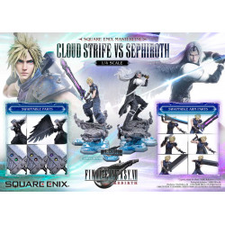 Statues Square Enix Masterline Cloud Strife VS Sephiroth Prime 1 Studio Final Fantasy VII Rebirth