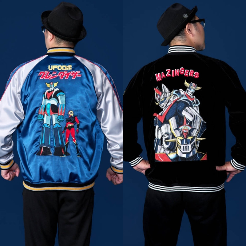 GOLDORAK Blouson Teddy réversible Grendizer & Duke Fleed