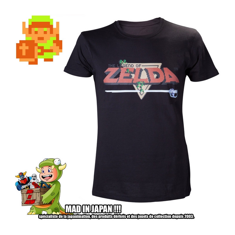 THE LEGEND OF ZELDA T-Shirt logo Pixel