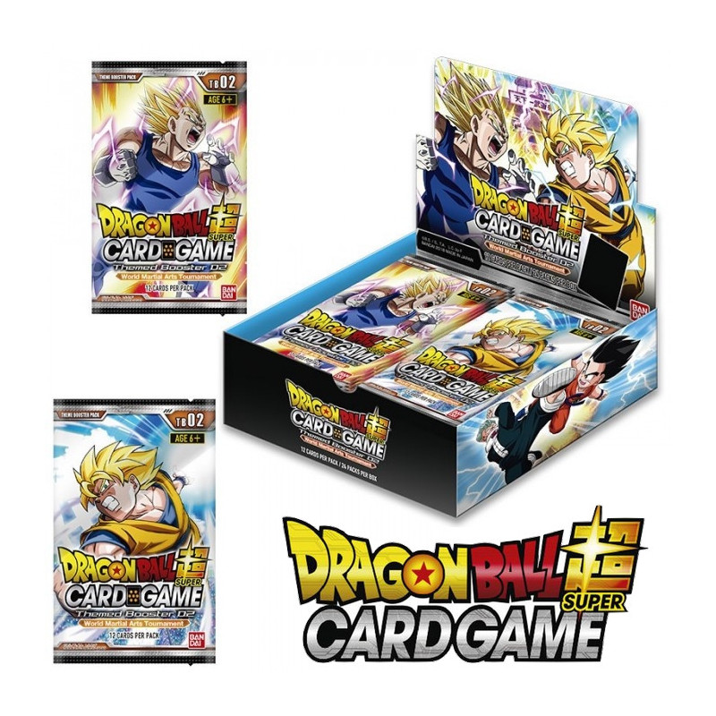 DBS CARD GAME World Martial Arts Tourament Theme Booster Série 2 Bandai