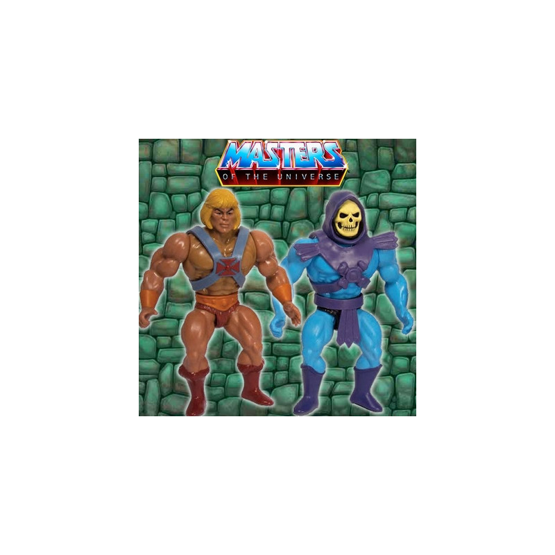 MAITRES DE L'UNIVERS Pack He-Man & Skeletor Vintage Collection Super7