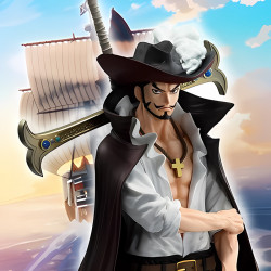 Figurine Dracule Mihawk Ichibansho Beyond The Trials Bandai One Piece