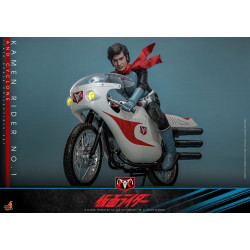 Figurine Kamen Rider No. 1 and Cyclone Hot Toys Kamen Rider