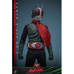 Figurine Kamen Rider No. 2 and Cyclone Hot Toys Kamen Rider